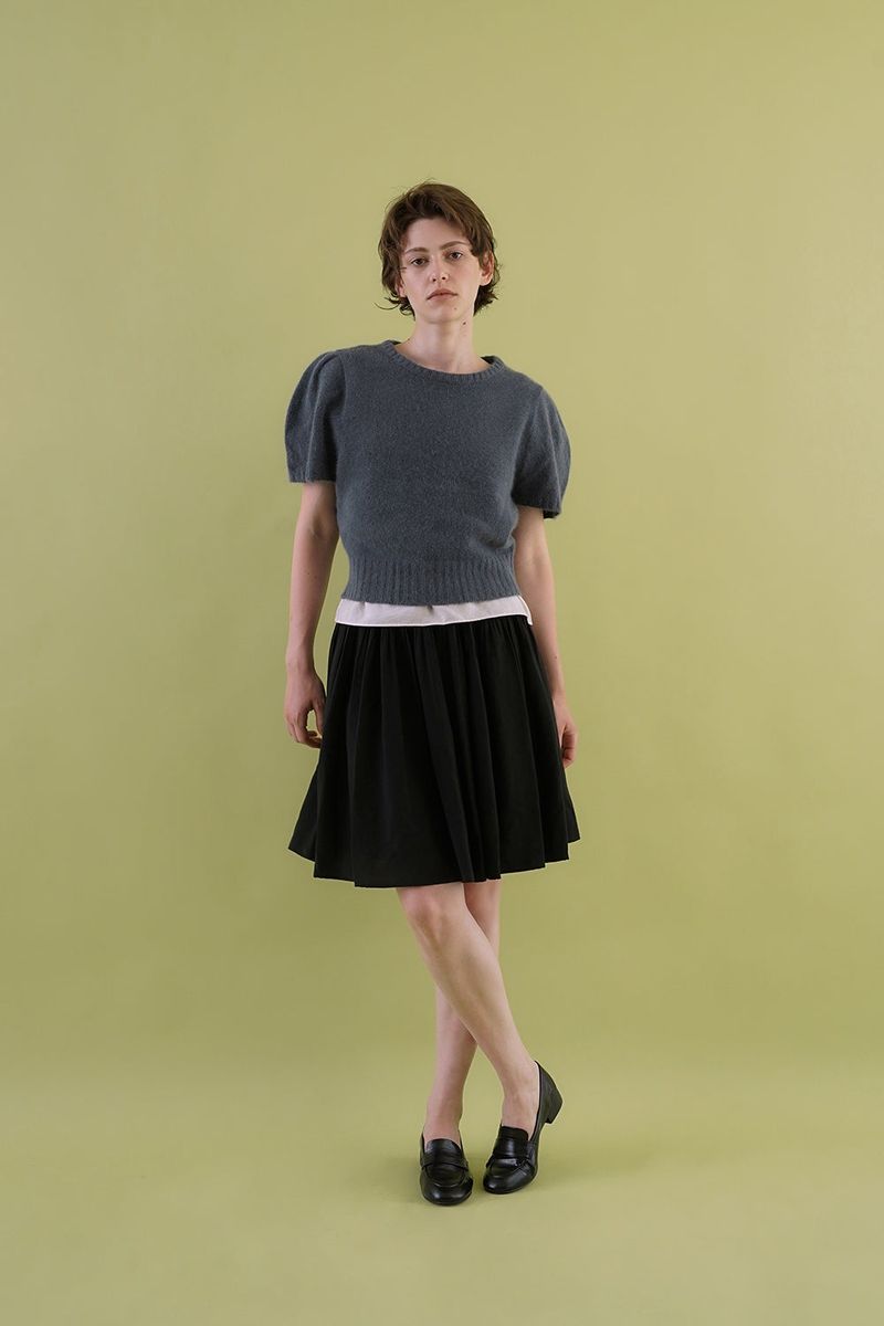 Sleek tensel skirt_black