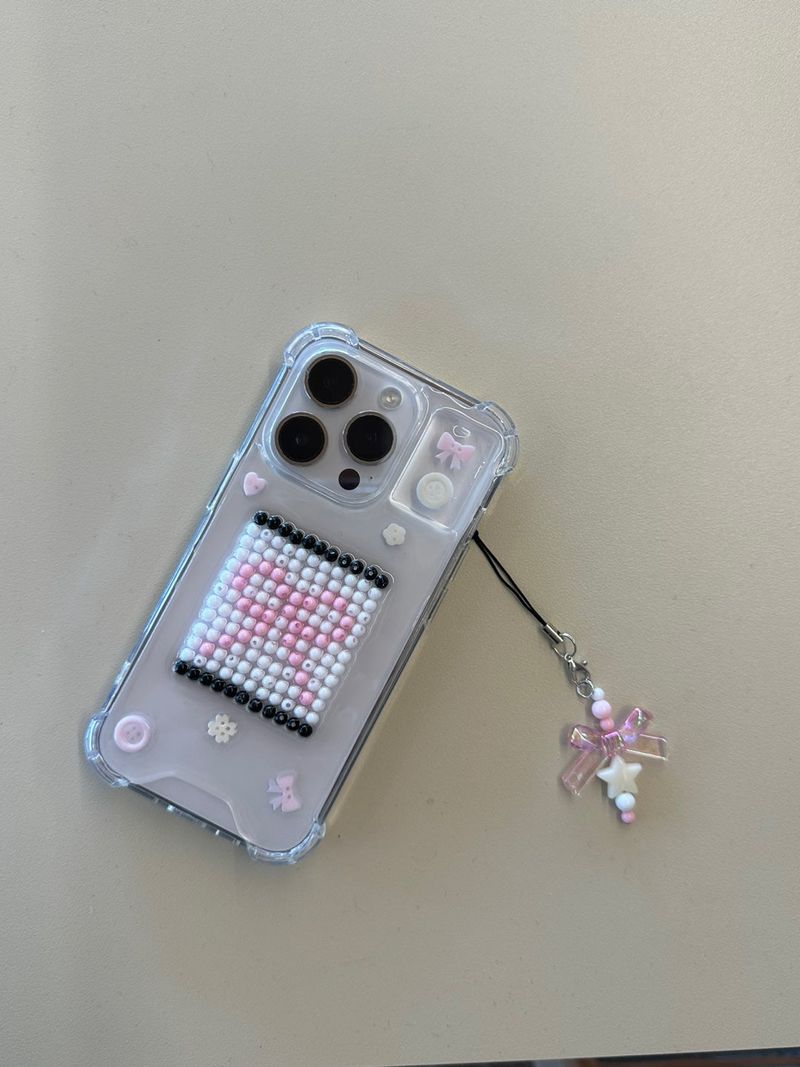 [made]"Ribbon beads"case