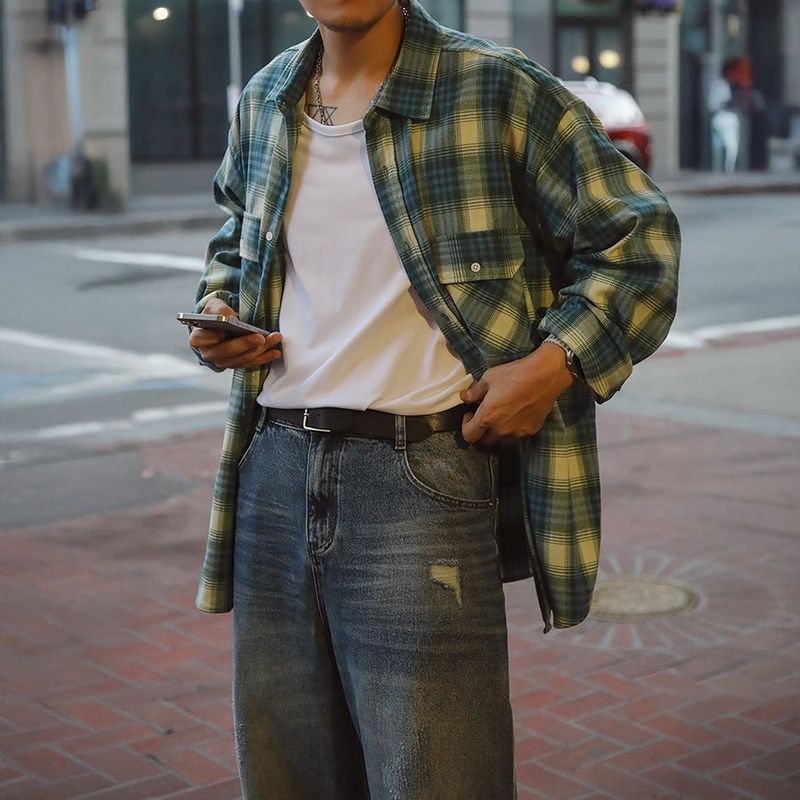BOXSENSEI（ボックスセンセイ）の「AURORA FLANNEL OVER SHIRT（Tops）」