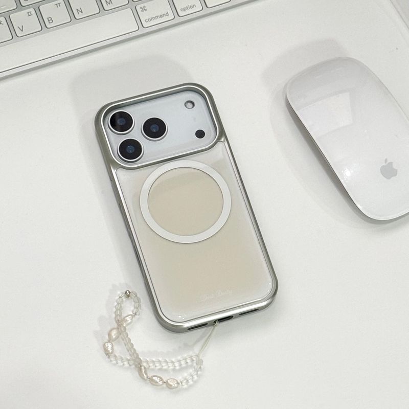 yellow silver MagSafe bumper case