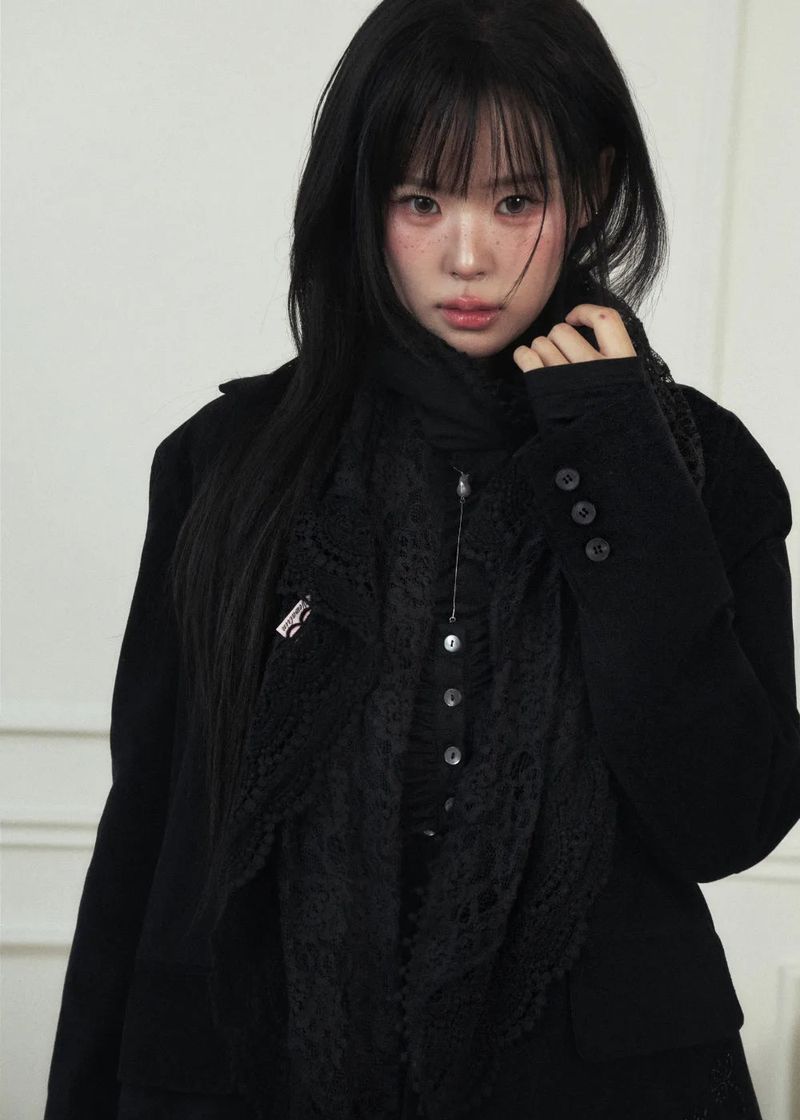 Flower Beaded Classic Jacket