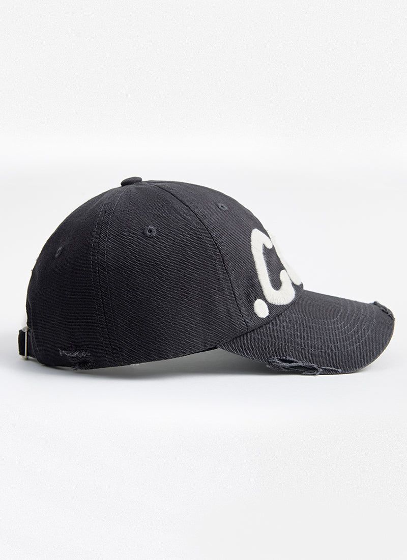 Sebs. COM BALL CAP (WASHING)-CHARCOAL