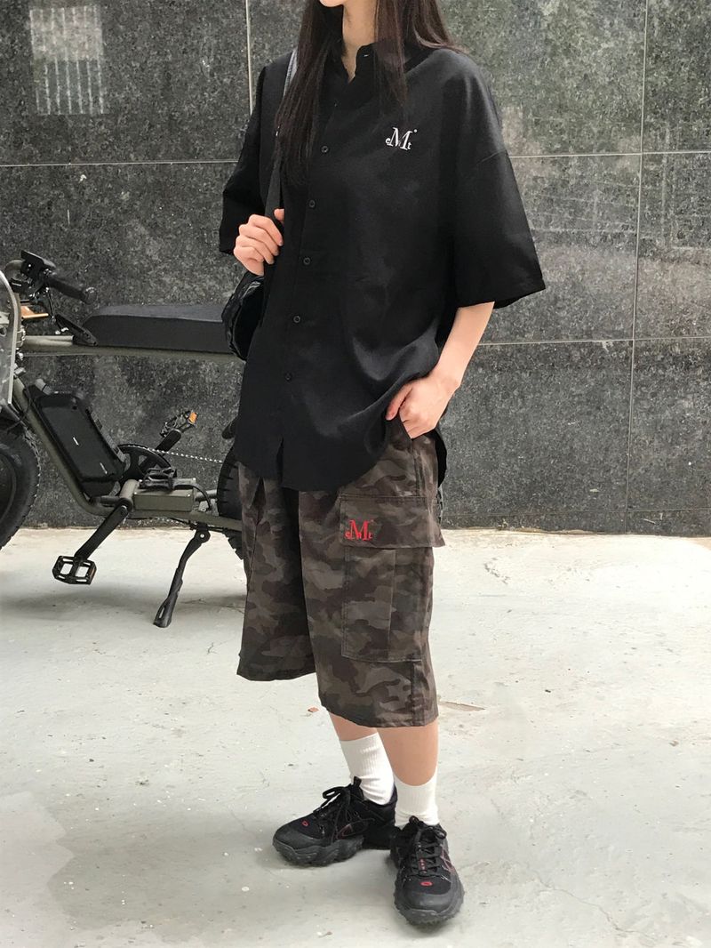 シティルーズフィットハーフシャツ (2color) 