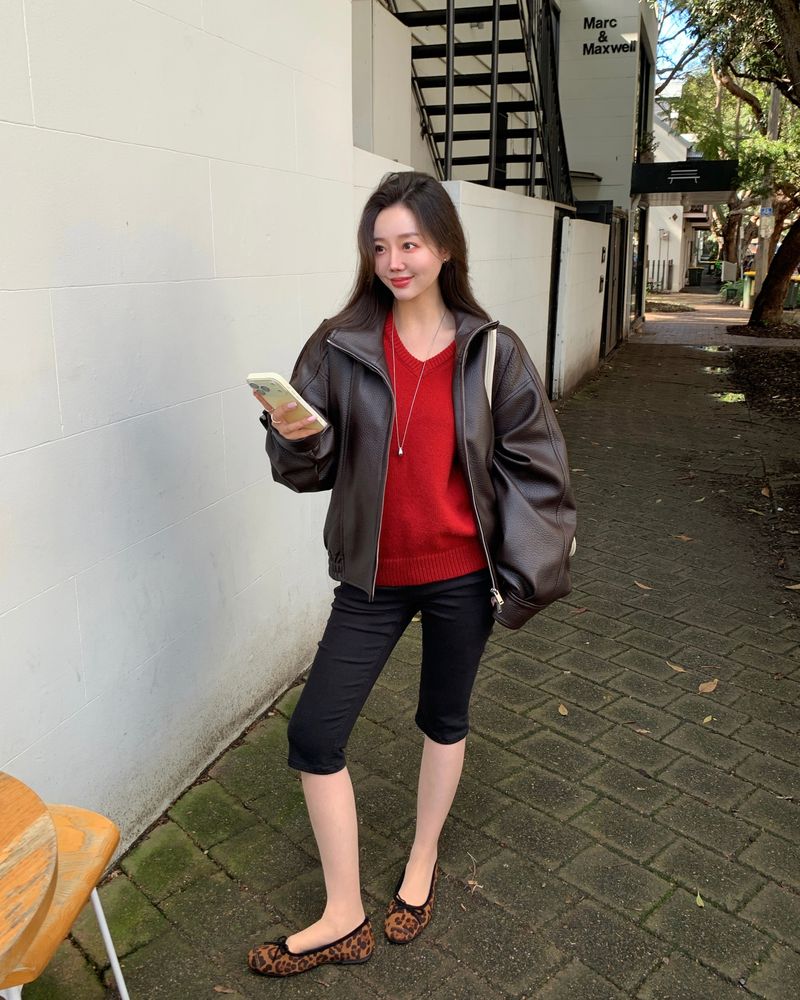 [ORIGINAL] Derr V-Neck Loose-Fit Knit