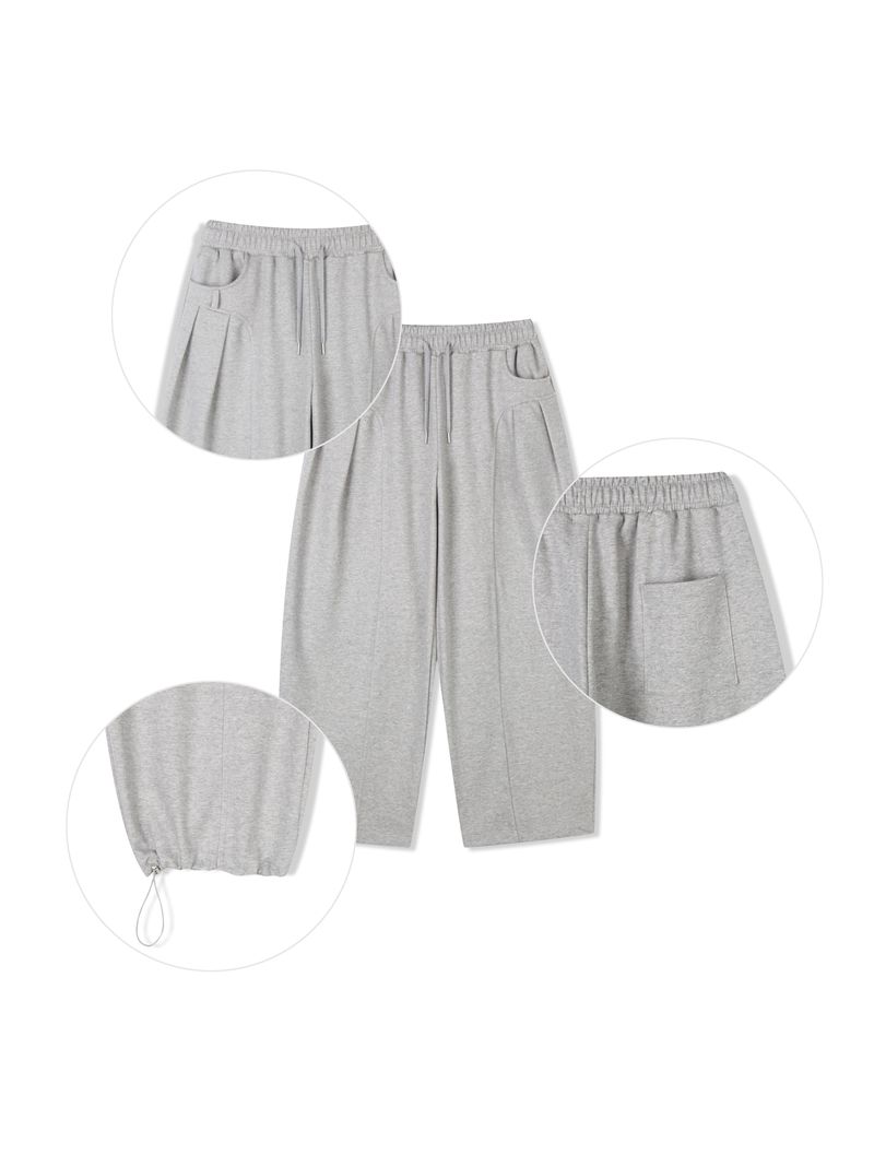 curved bonded pants(2colors)