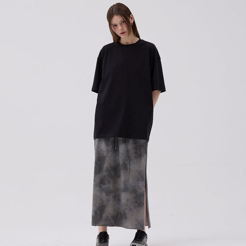 Tiedye Long Skirt Gray