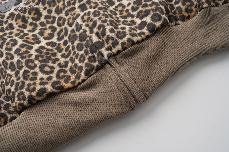 Milan Leopard Hoodie Zip-up