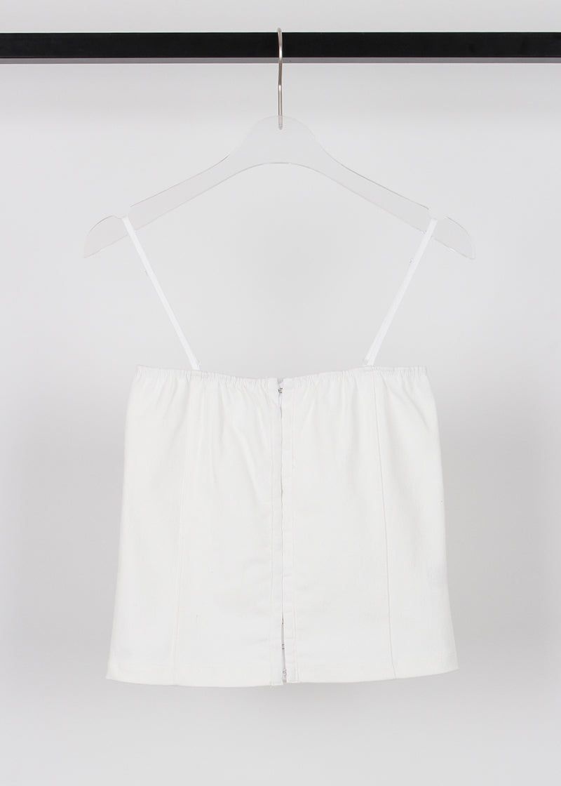 TWILL CORSET TOP