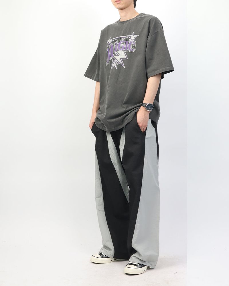 Glow TwoTone Nylon String Pants_2color