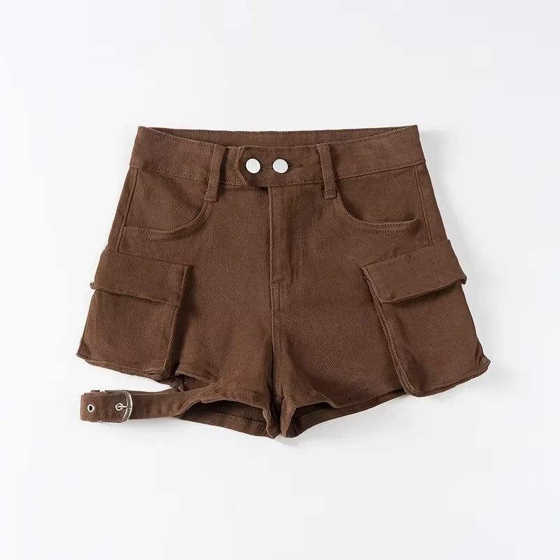 Cargo Belted Shorts 232292336
