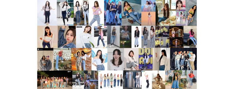 DARK BLUE SKINNY JEAN[6868]