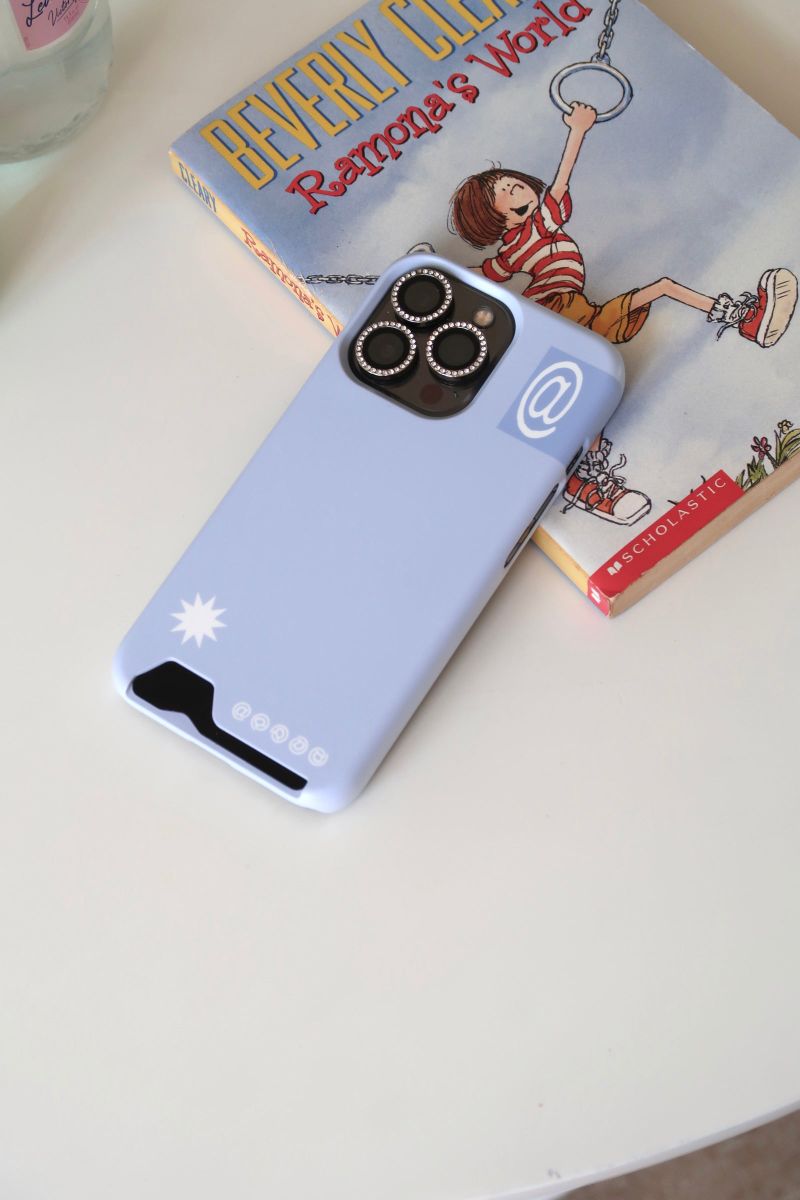 [MADE] at sign card case (blue)