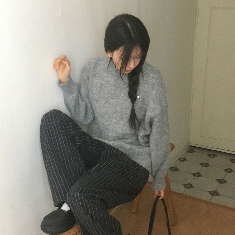 Your Wool Bokashi Pendant Round Knitwear