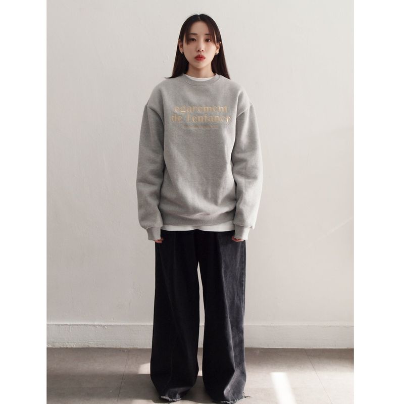 L'ENFANCE SWEATSHIRTS (GREY)