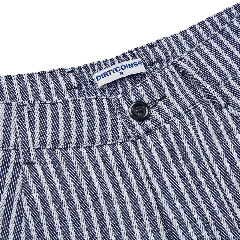 DirtyCoins Striped Maple Leaf Shorts
