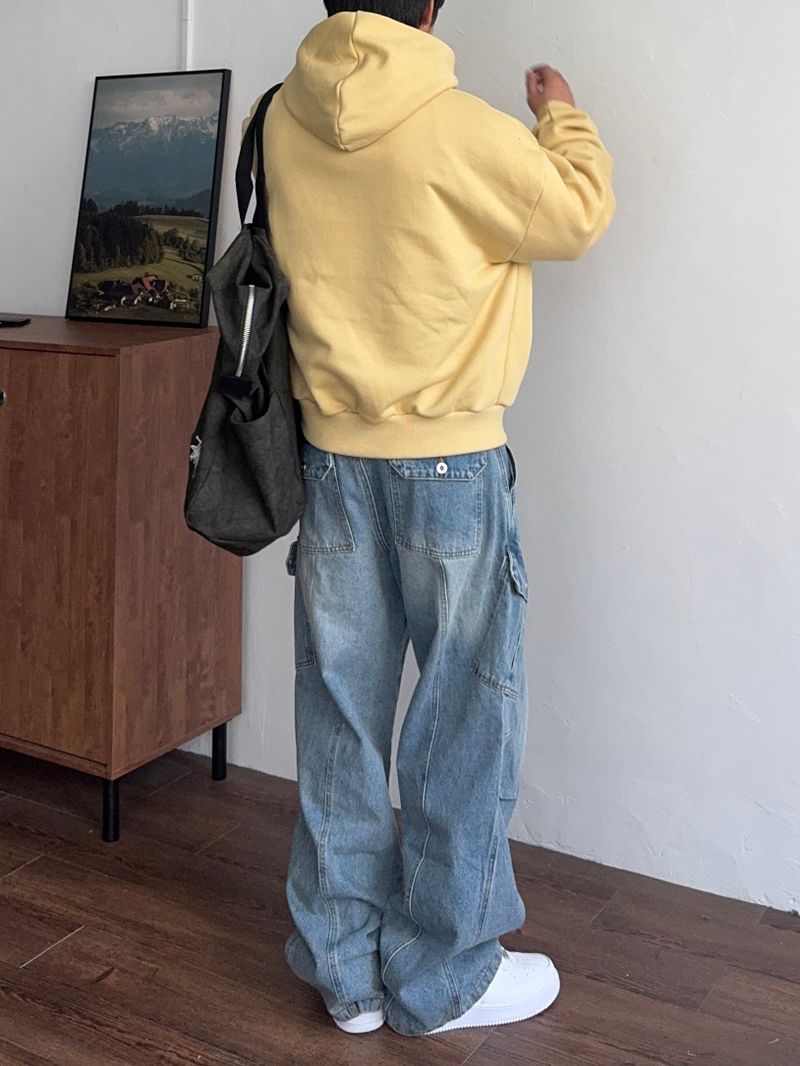 Glide Wide Cargo Denim (3color) (No.1007)