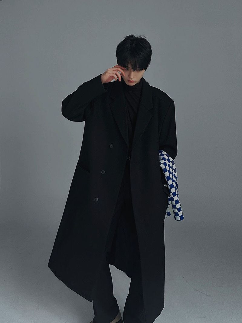 ASCLO Aura Hidden Maxi Wool Coat (3color)