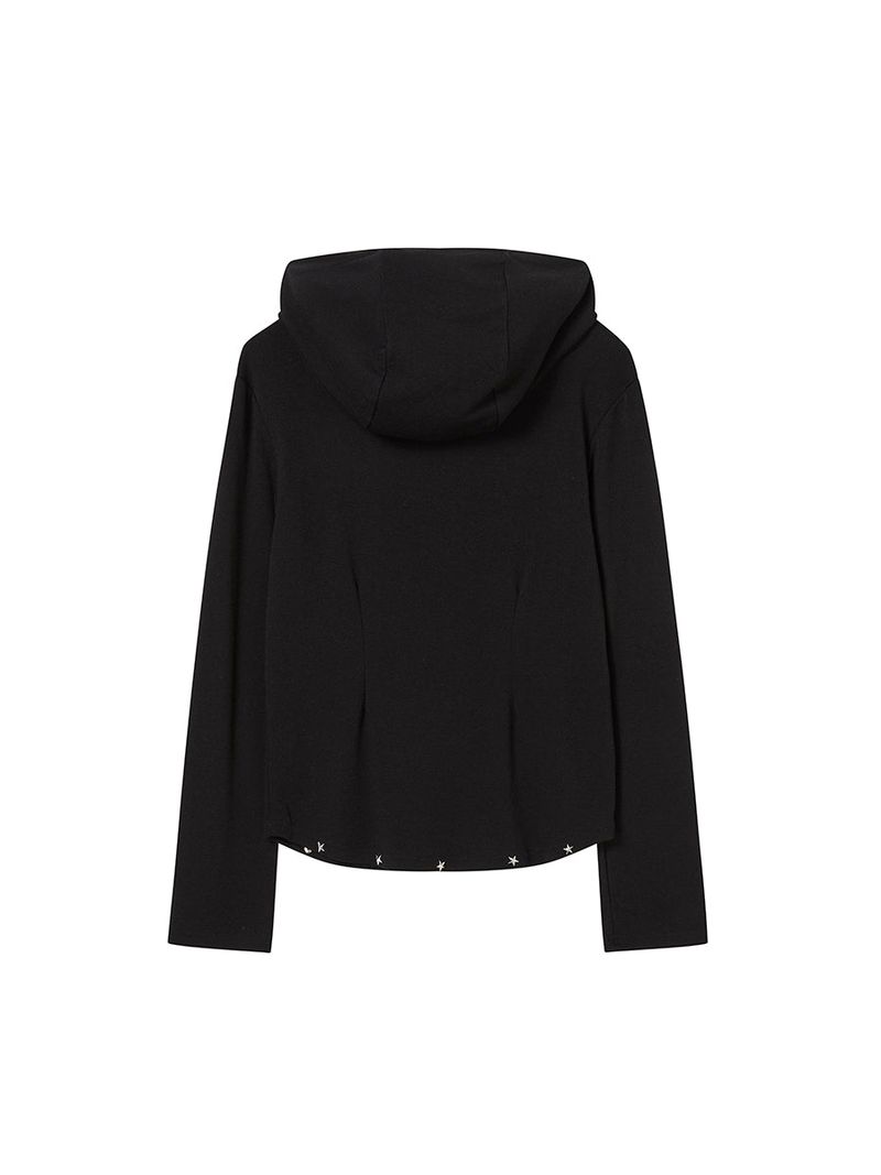 STUD HOODIE (BLACK)