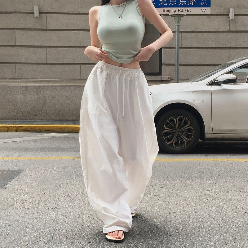 [MADE] Dump, folding nylon wide pants