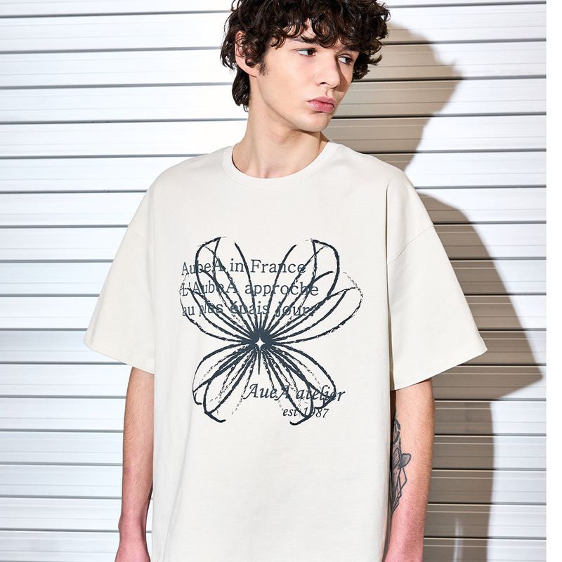 AUBEA DRAWING ATTERIER HALF T (4color)