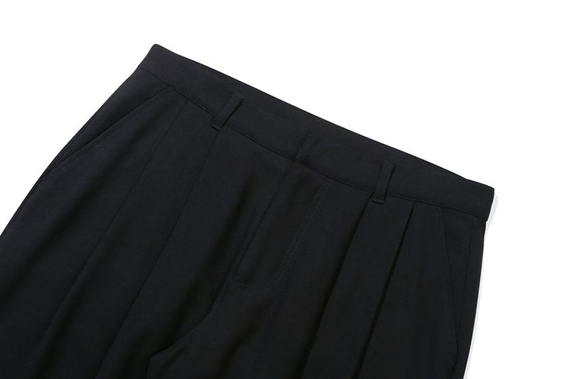 ESSENTIAL WIDE SLACKS_BLACK