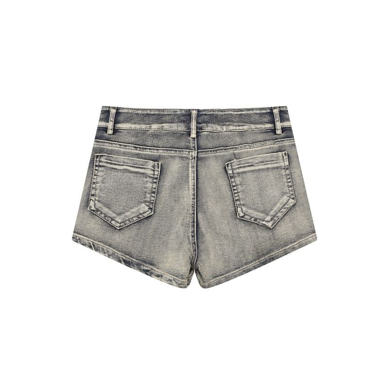 Demi Zip Denim Skort
