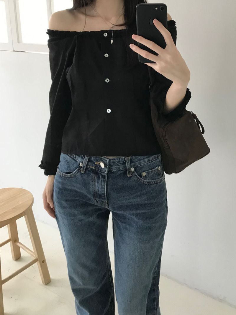 Miel frill blouse (3 colors)