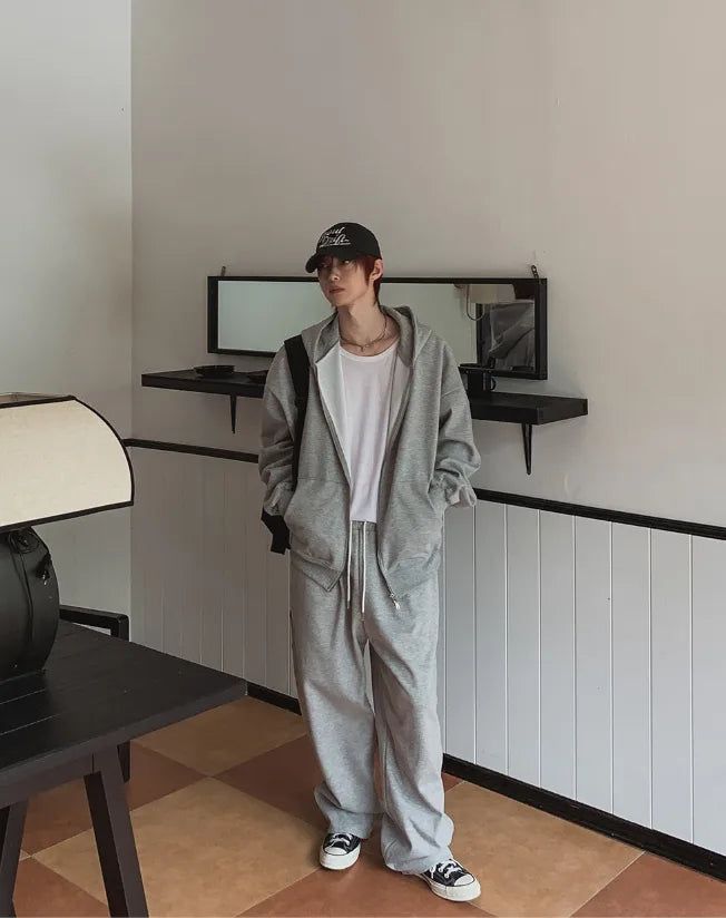 Jet Carpender One-Tuck Wide Sweatpants