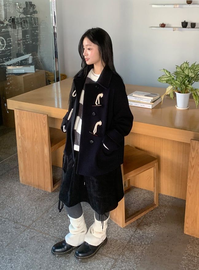 Kencas Duffle Short Coat