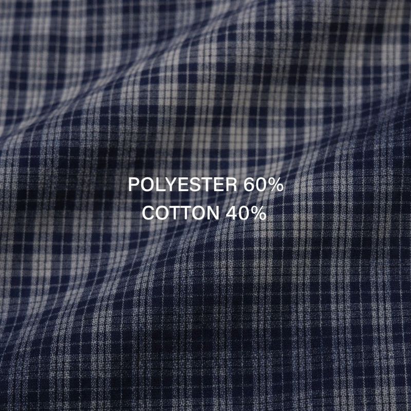 Leon vintage washing checkered shirt