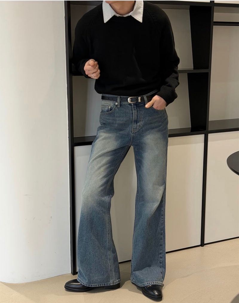 Crop round knit(5color)