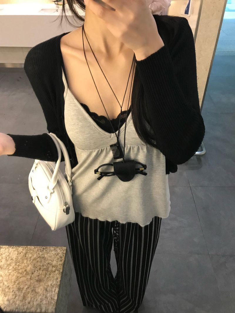 Sunday Home Stripe Lounge Button Wide Pants