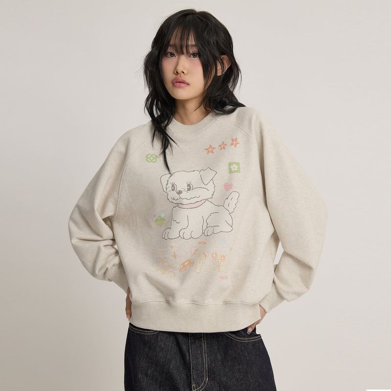 WaiKei（ワイケイ）の「Vintage GOOREUM Drawing Raglan Sweatshirt（Tops）」