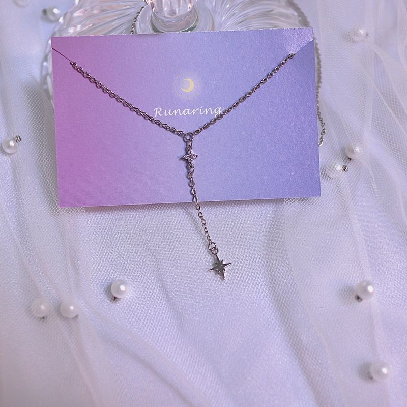 y shape necklace
