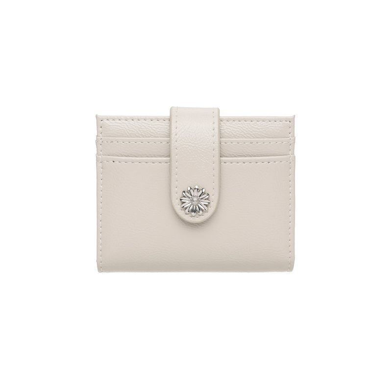 Mini Daisy Photo Slot Card Holder Card Wallet warmgray