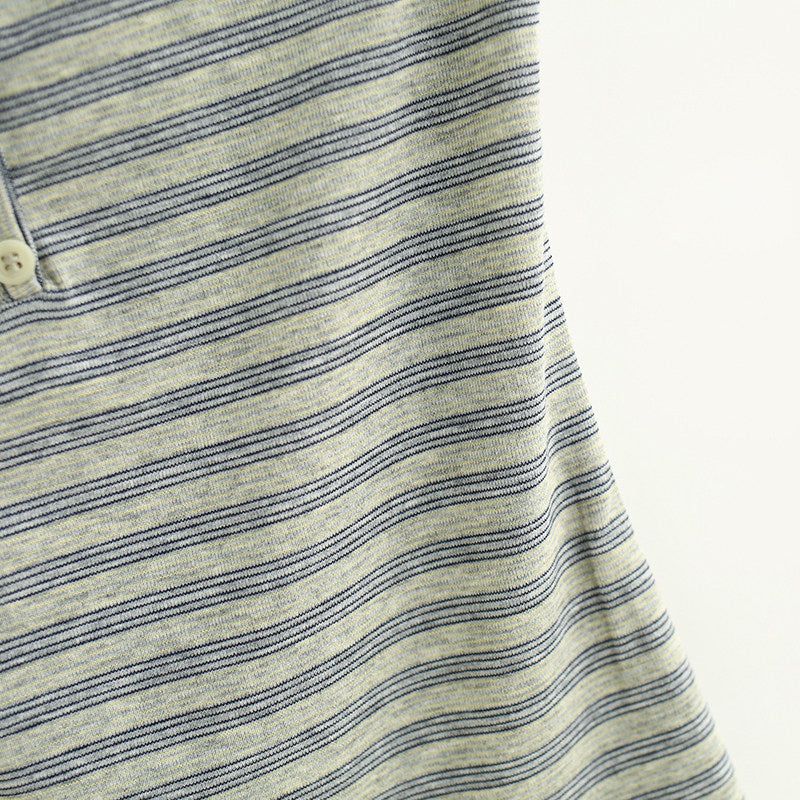 Stripe Back Strap Layered Tank Top
