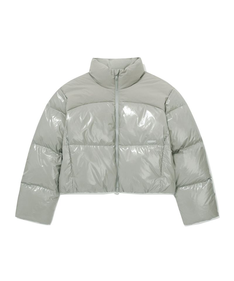 Covernat（カバーナット）の「Women's Glossy Civic Short Puffer Sage Gray（Jackets/Outerwear）」