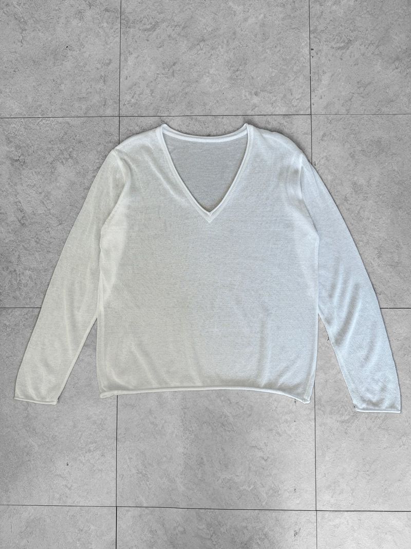 AIRY SUMMER V-NECK KNIT