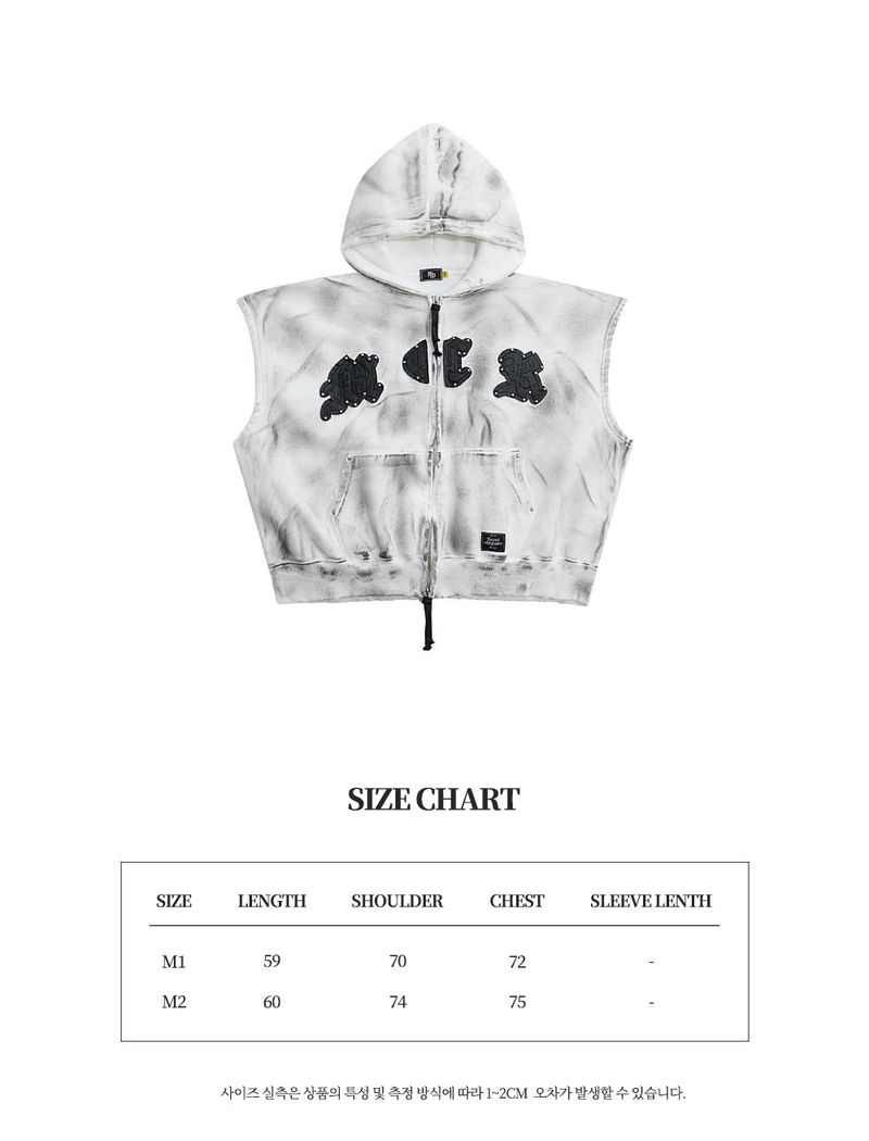 M.C.R. code stud zip-up vest HD IV