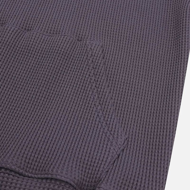 waffle crop hoodie