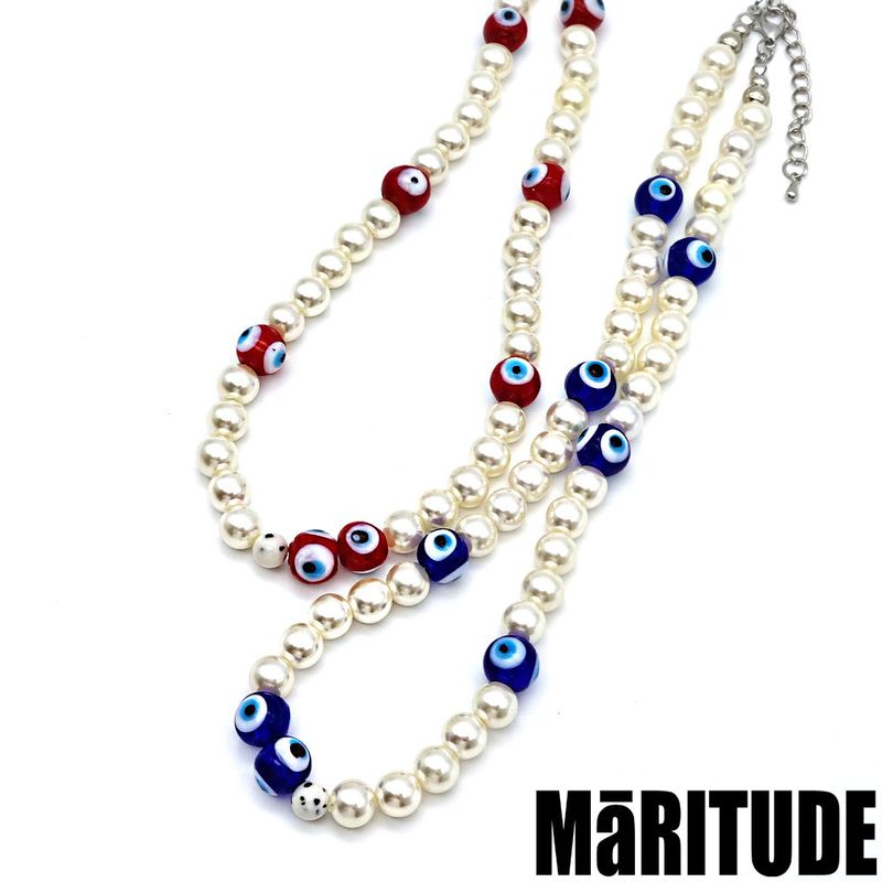 MaRITUDE(マリチュード)の「EVIL EYE NECKLACE (2COLOR)(Accessories)」