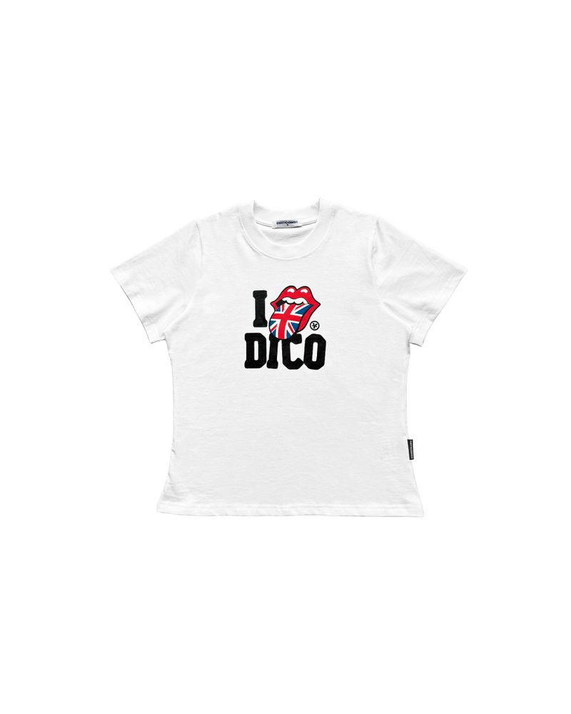 DirtyCoins（ダーティーコインズ）の「DC x The Rolling Stones Tongue Regular Baby Tee（Tops）」