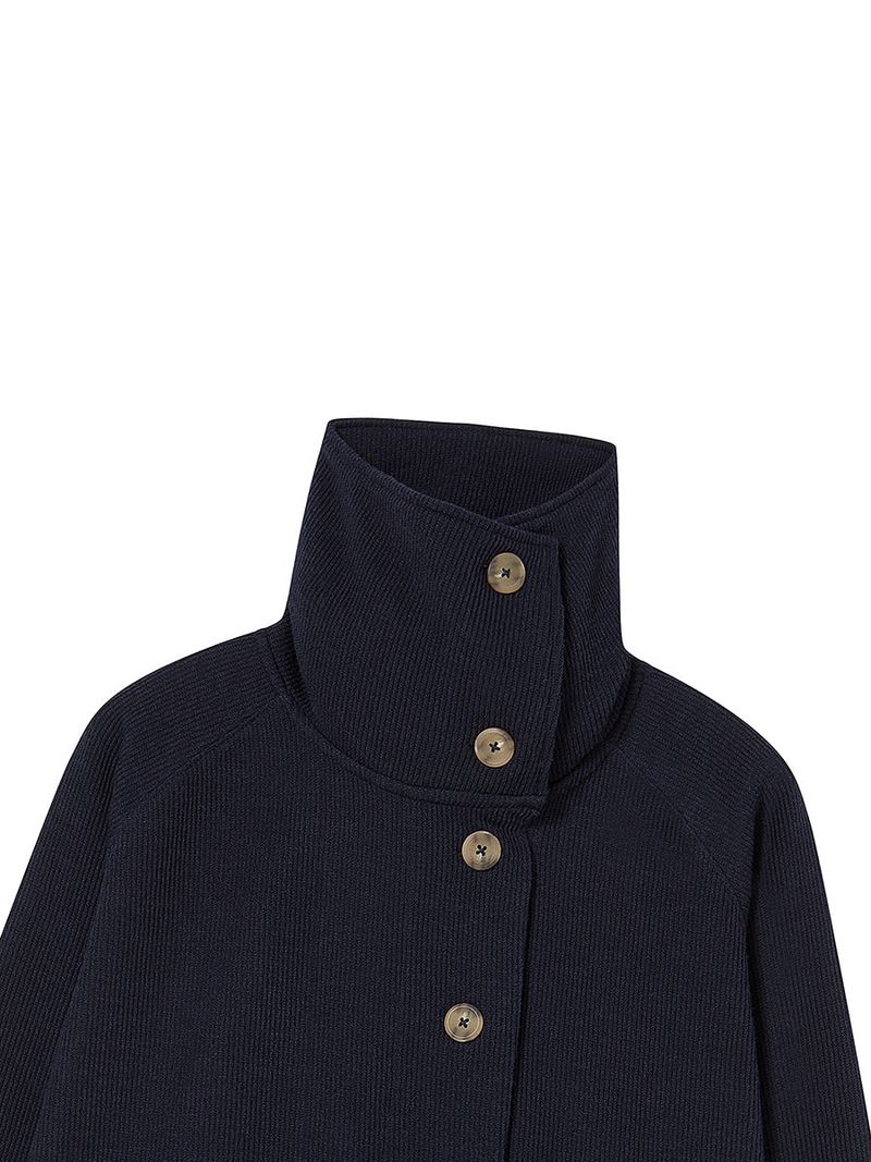 BUTTON UP CARDIGAN NAVY