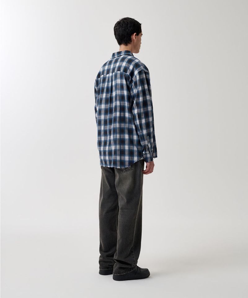 RAW CUT OMBRE SHIRT