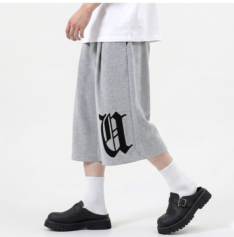 UNDEROFF(アンダーオフ)の「Balloon Curved Sweat Bermuda Pants Gray Gothic(Pants)」