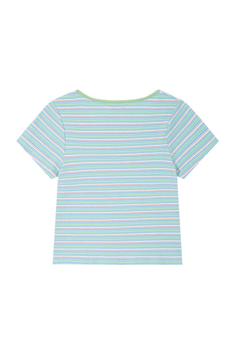 Stripe T-shirt [Green]
