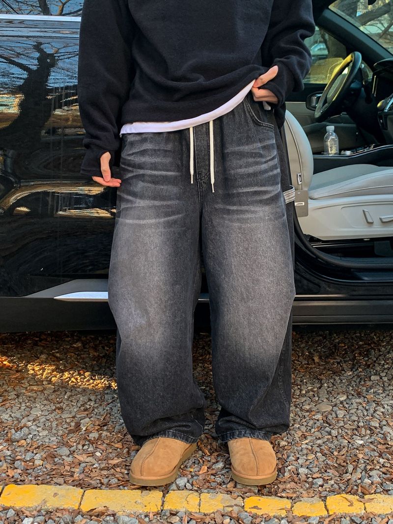 Mile Wash Carpenter Banded Denim