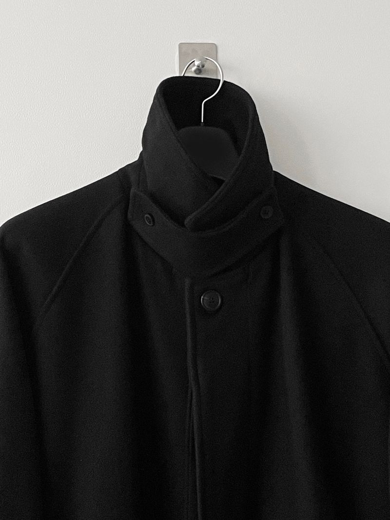 Constant high neck long coat
