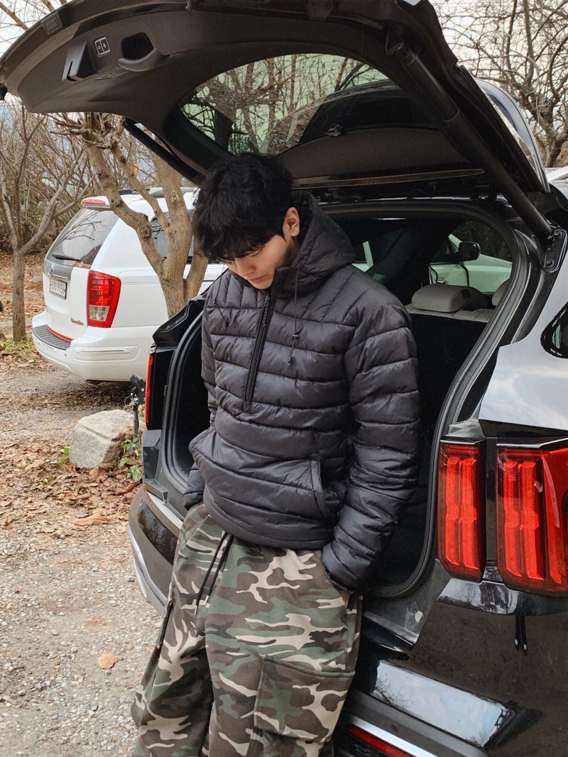 Runner anorak lightweight padding