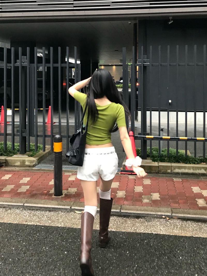 Downtown Low Rise Denim Shorts
